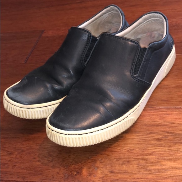 born leather slip on shoes